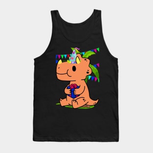 CUTE TRICERAPTOPS BIRTHDAY Tank Top